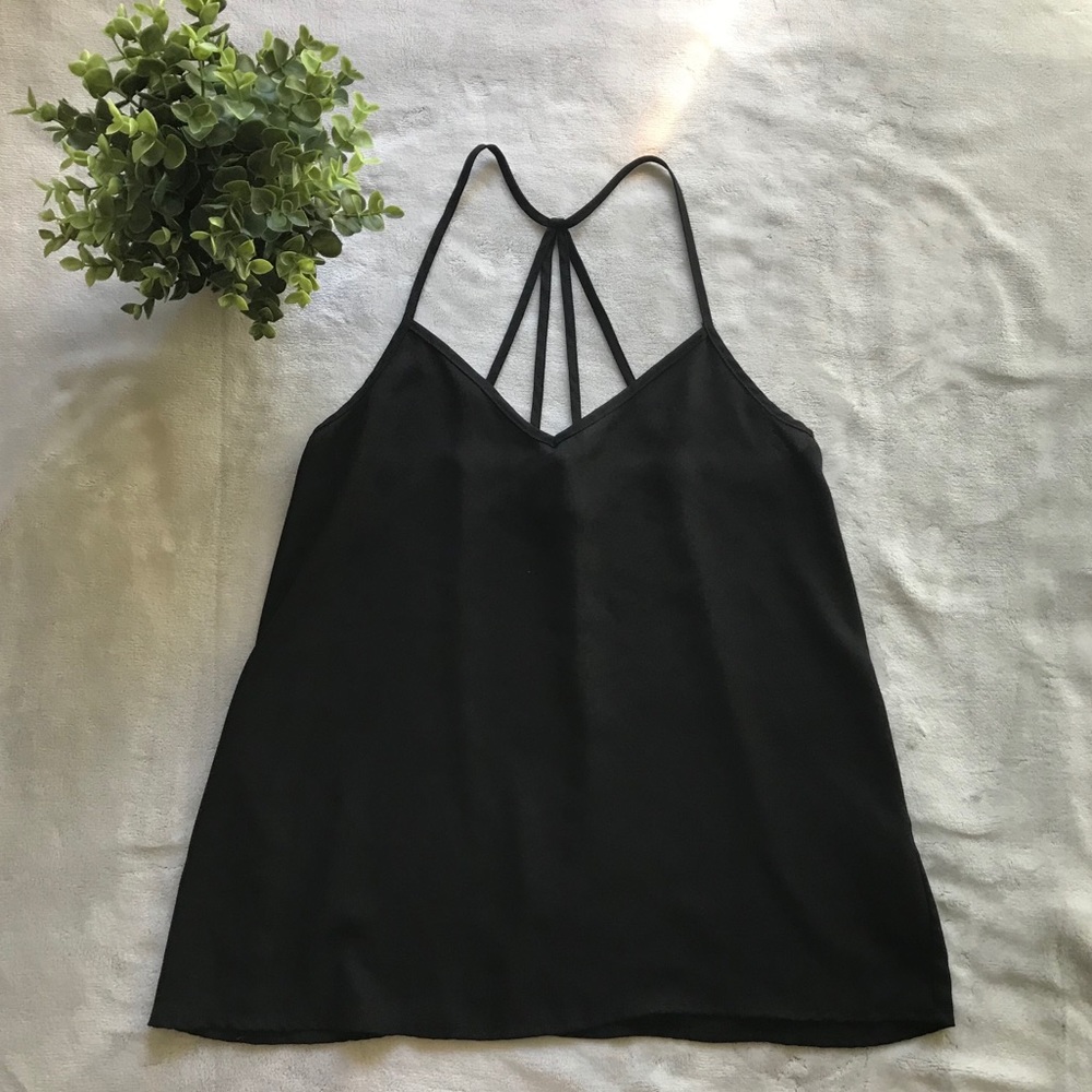 Abercrombie & Fitch Lightweight Black V-Neck Top